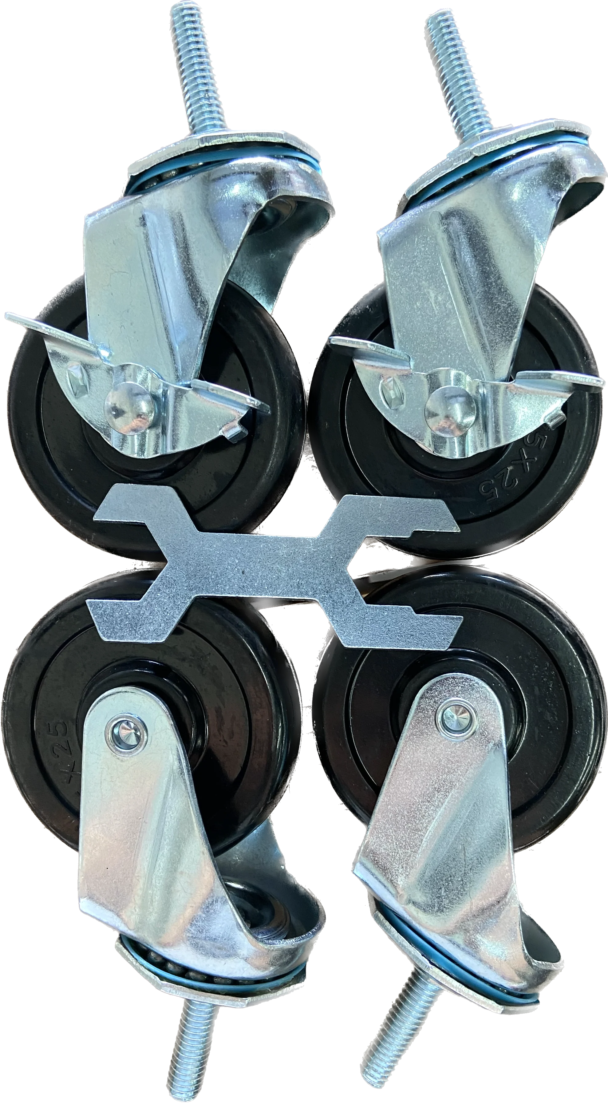 4 pack Casters, Clearance, ALL SALES FINAL