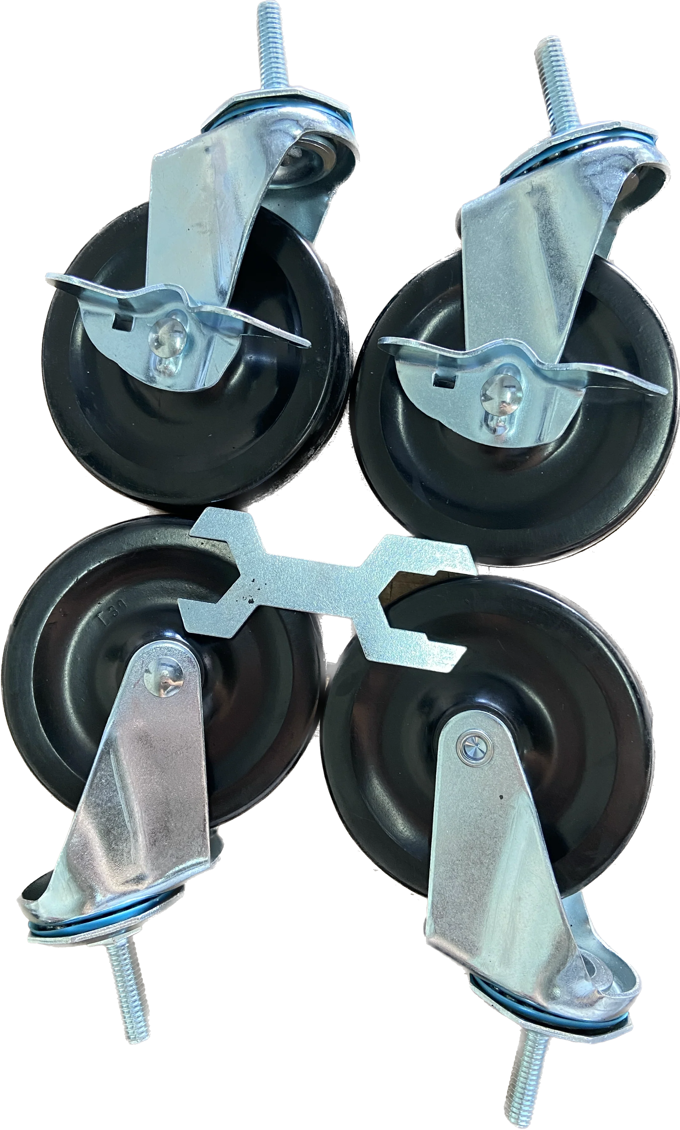 4 pack Casters, Clearance, ALL SALES FINAL