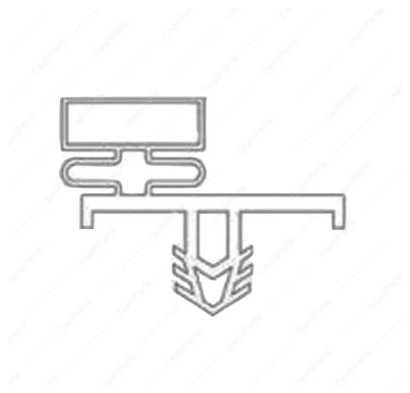 Gsk171 Door Gasket 25In X 59-3/8In Gray