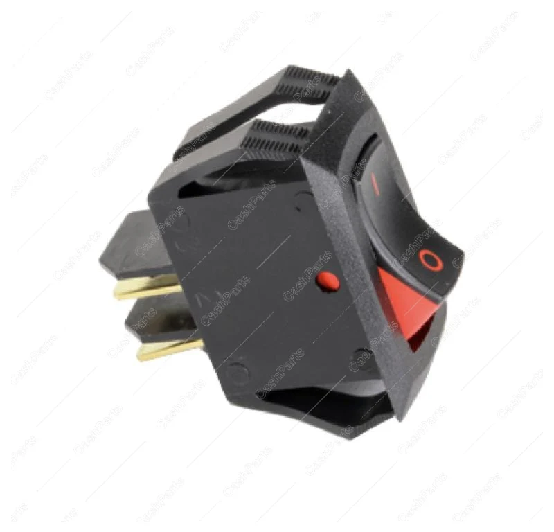 Sw025 Black & Red Rocker Switch 20A 125V 15A 250V Spst