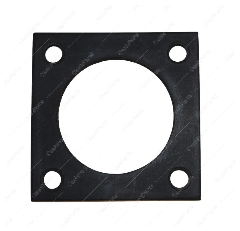 Gsk147 Square Flange Gasket, 3In X 3In Rubber, 2-1/4In Mount Centers