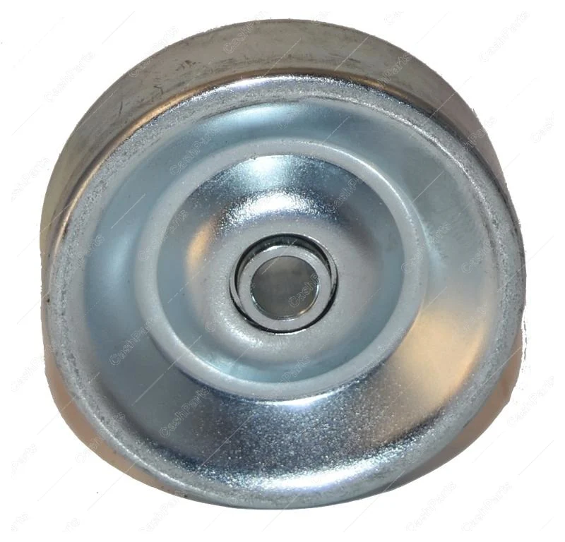 Hrdwr124 Zinc Plated Steel Wheel With Offset Bushing,