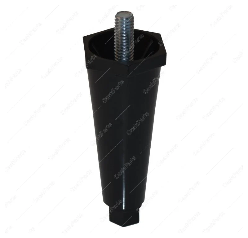 Hrdwr147 Black Thermoplastic 4In Leg