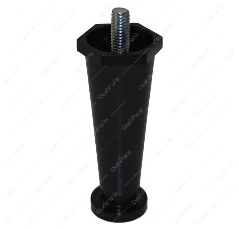 Hrdwr148 Black Thermoplastic 4In Leg