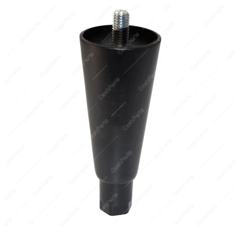 Hrdwr158 Die Cast Zamak With Black Epoxy Finish 6In Leg