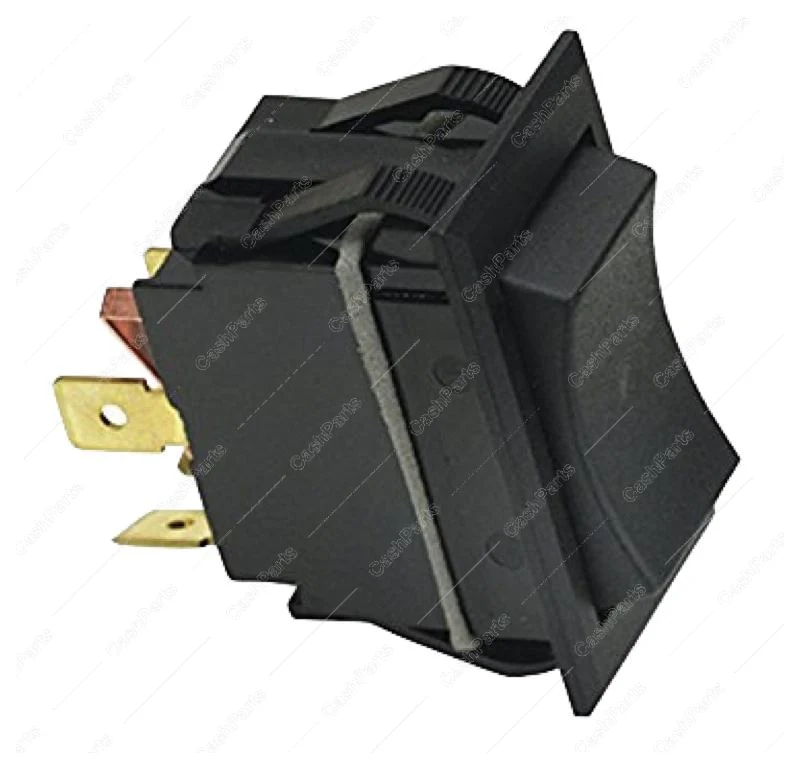 Sw284 Black Rocker Switch 20A 125-277Vac Dpst