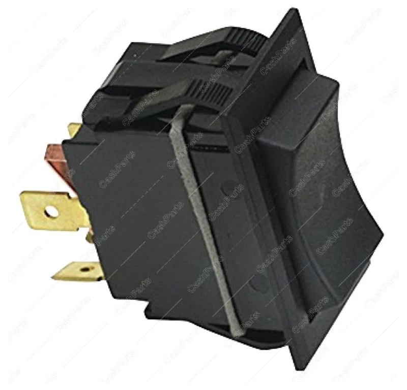 Sw285 Black Rocker Switch 3/4Hp, 15A, 125/277V Dpdt, Sealed