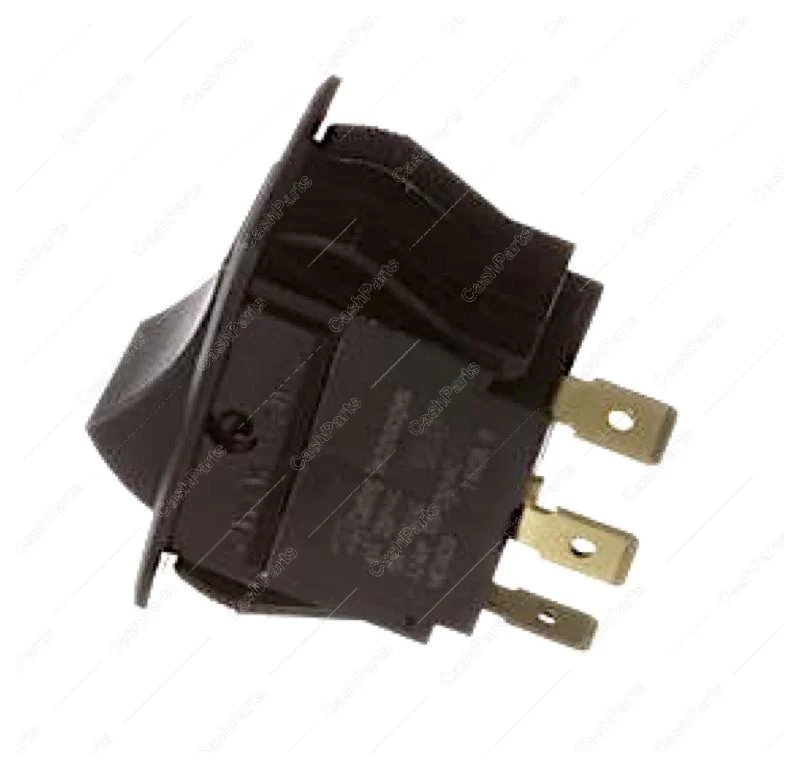Sw290 Black Rocker Switch 3/4Hp - 15A 125/277V Spst