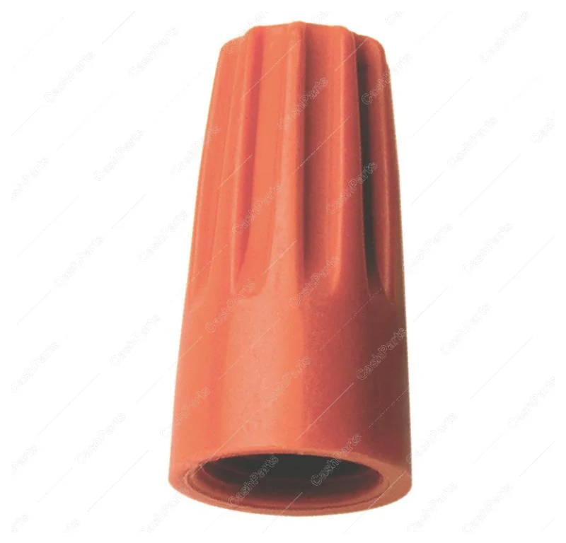 Mlx023 Pack Of 100 Orange Plastic Wire Nuts
