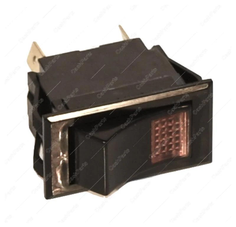 Sw223 Amber Lighted Rocker 10A 250Vac 15A 125Vac Spst