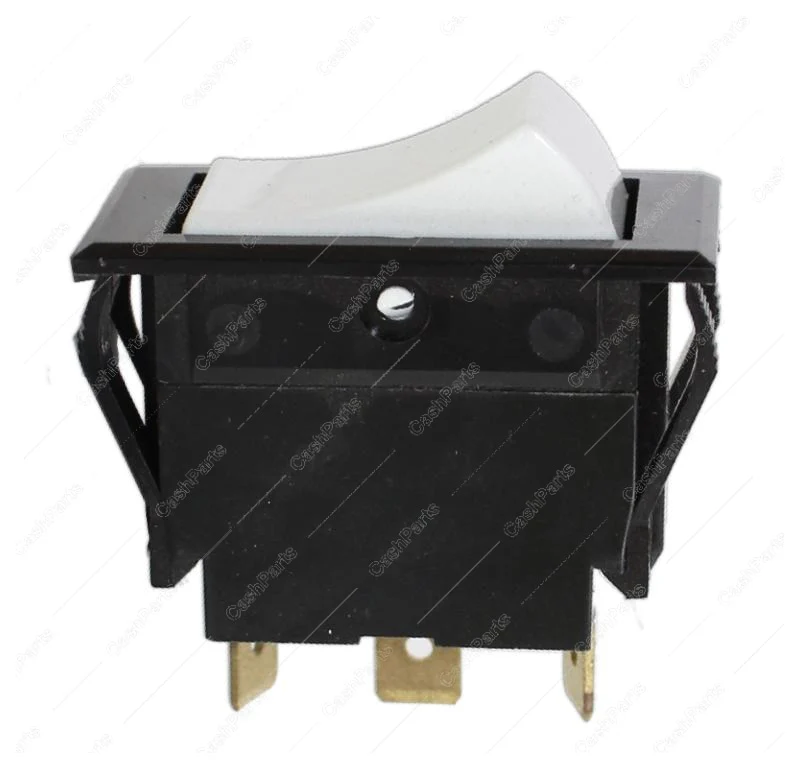 Sw238 Black & White Plastic Rocker Switch 15A 125V, 10A 250V Spst