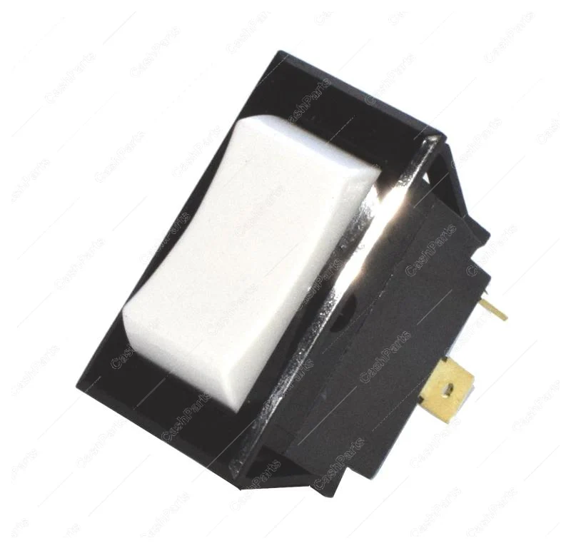 Sw241 Black & White Plastic Rocker Switch 15A 125V, 10A 250V Dpdt