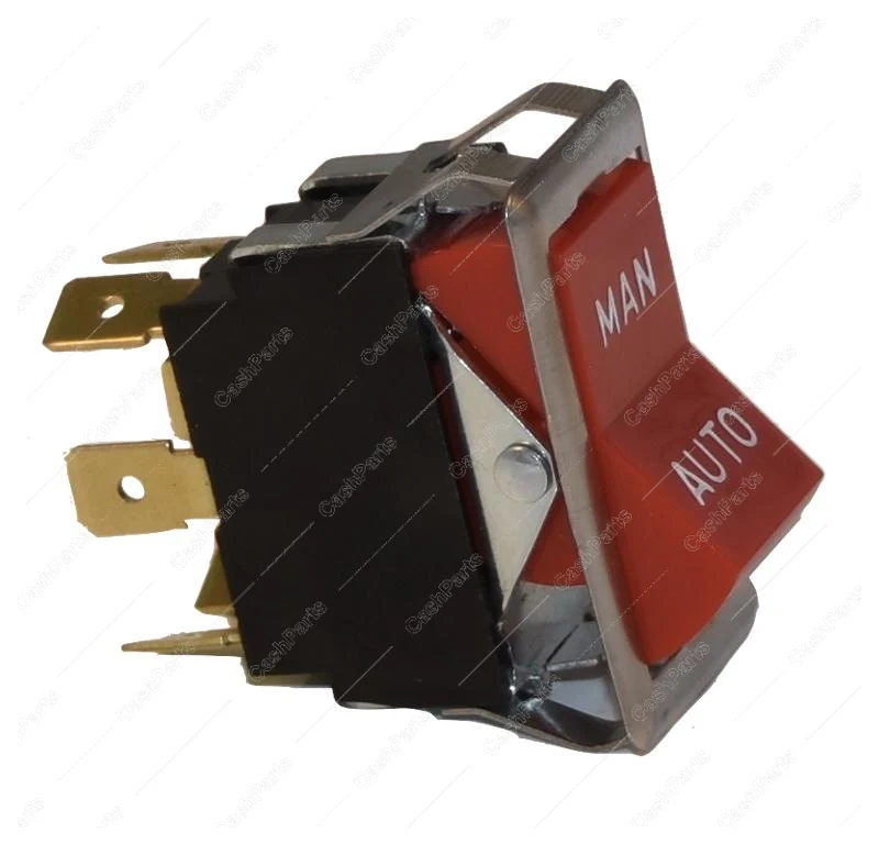 Sw248 Red & Black Rocker Switch 15A 125V, 10A 250V Dpdt