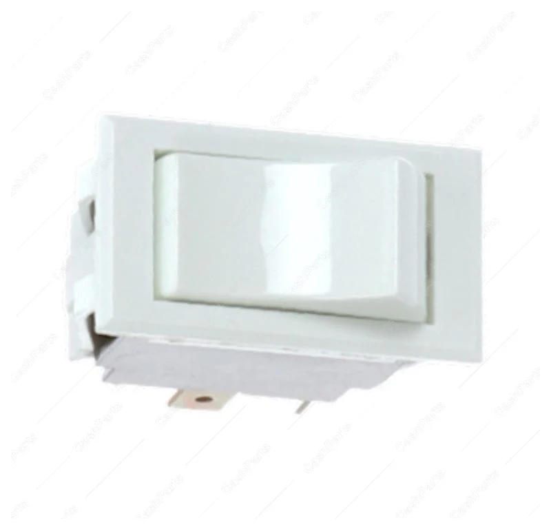 Sw249 White Rocker Switch 15A 125V, 10A 250V Dpdt