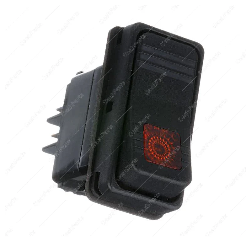 Sw261 Black Rocker Switch Red Light 15A 125V, 10A 250V Dpst