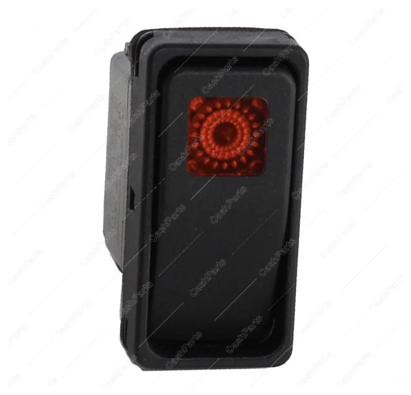 Sw262 Black Rocker Switch Amber Light Dpdt