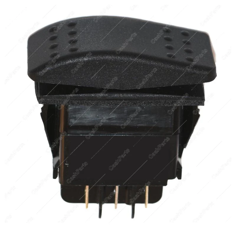 Sw265 Black Rocker Switch 15A 24V Dpdt