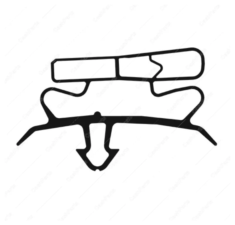 Gsk200 Door Gasket 27-1/4In X 29-1/2In Black