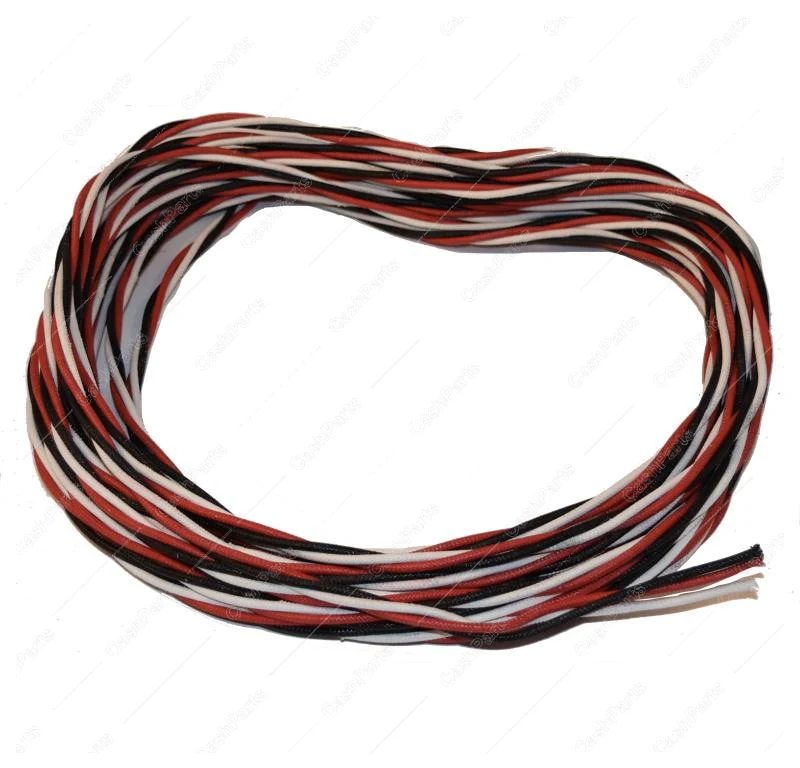 Htw008 50Ft 14 Gauge High Temperature Glass Braid Copper Wire, 392‚Äö√Ñ√∂F Temperature Rating,