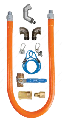 BKR051 3/4" x 48" Gas Hose Kit With Swivel