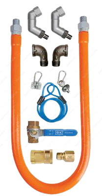 BKR052 3/4" x 48" Gas Hose Kit With (2) Swivels