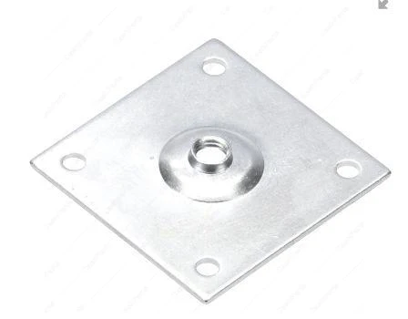 HRDWR445 3-1/2" x 3-1/2" Leg Mount Plate