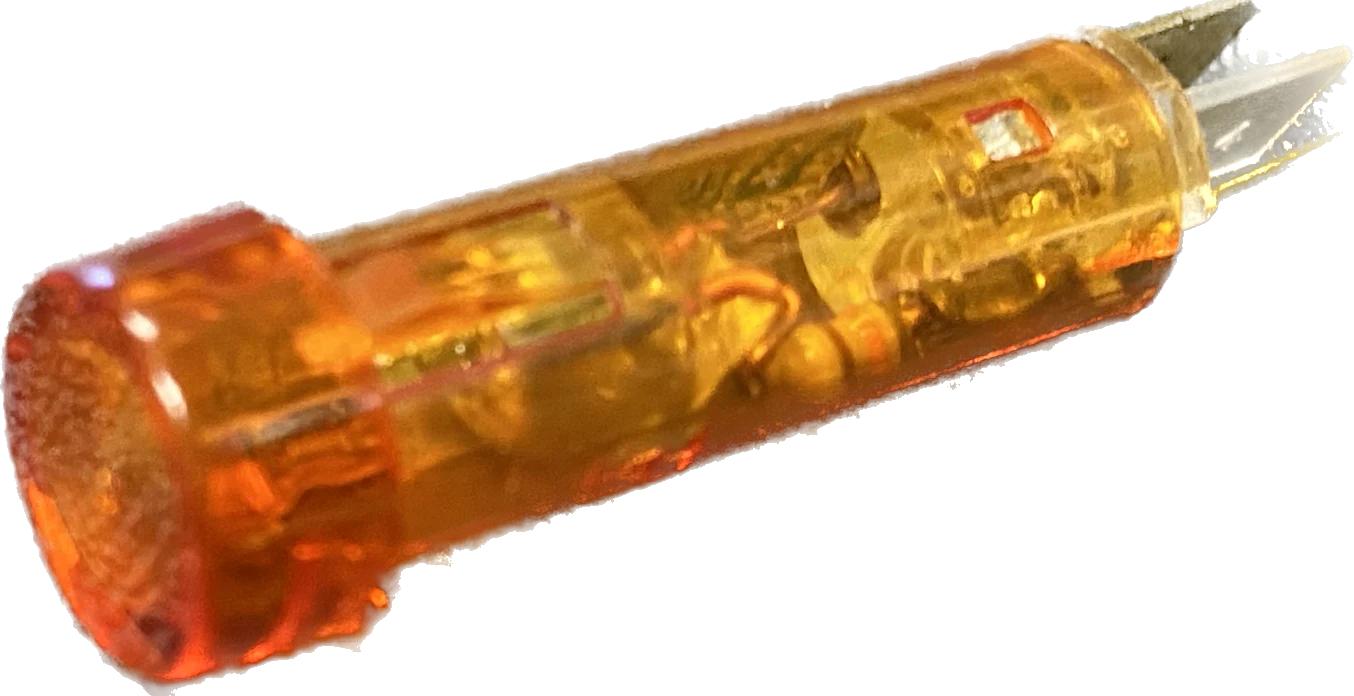 LED048 Indicator light, Amber 125V
