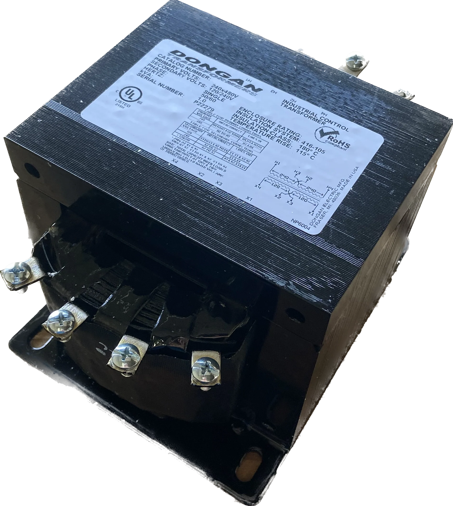 TFRMR032 Transformer 240/480V to 120/240V