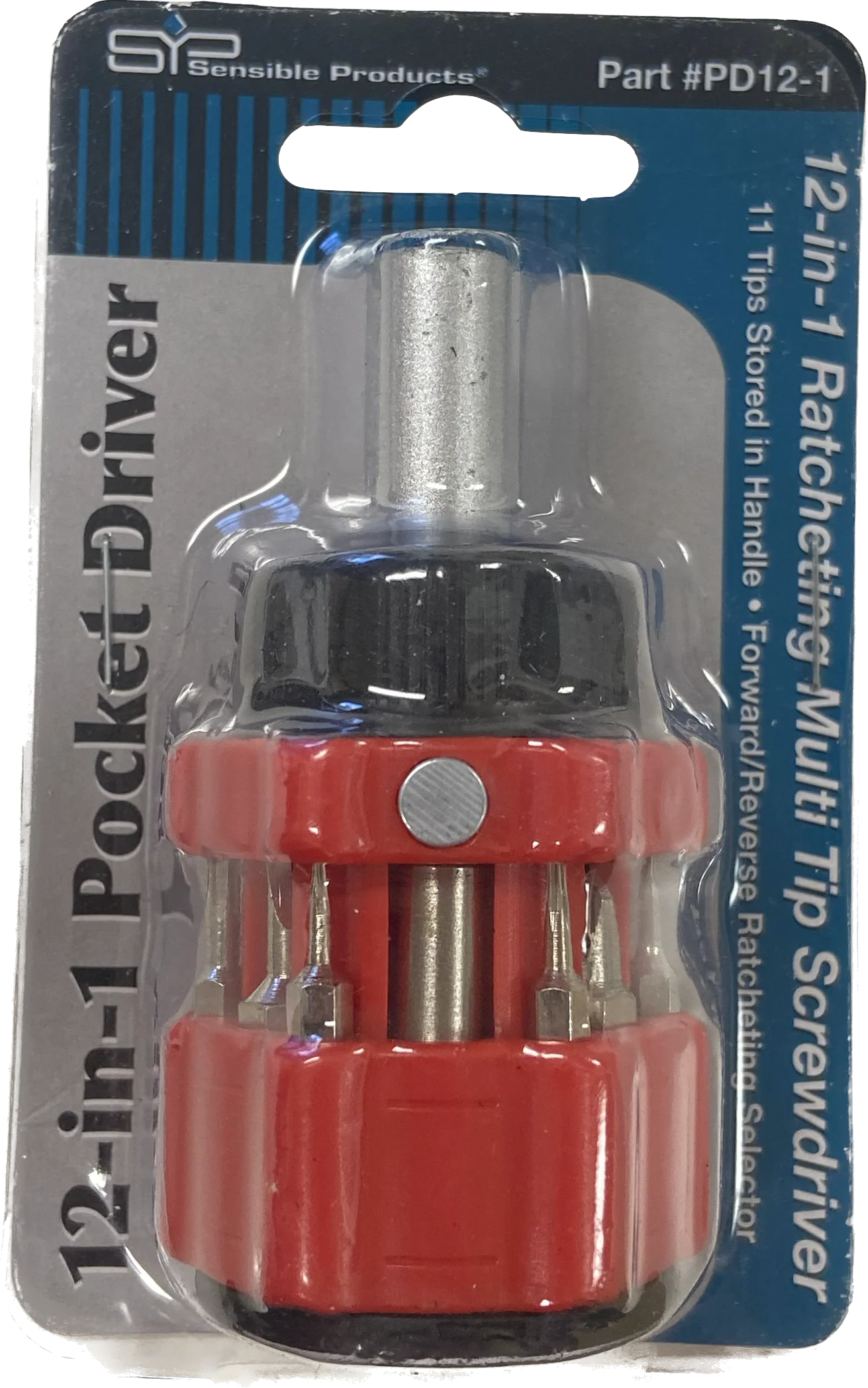 TOOL091 12-in-1 Pocket Ratcheting Driver
