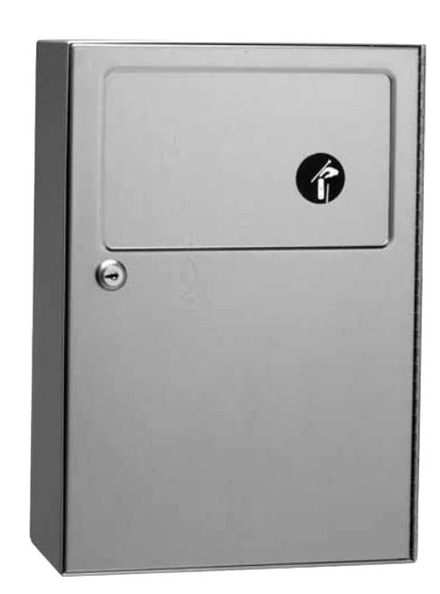 HRDWR681 Surface Mounted Sanitary Napkin Disposal Unit
