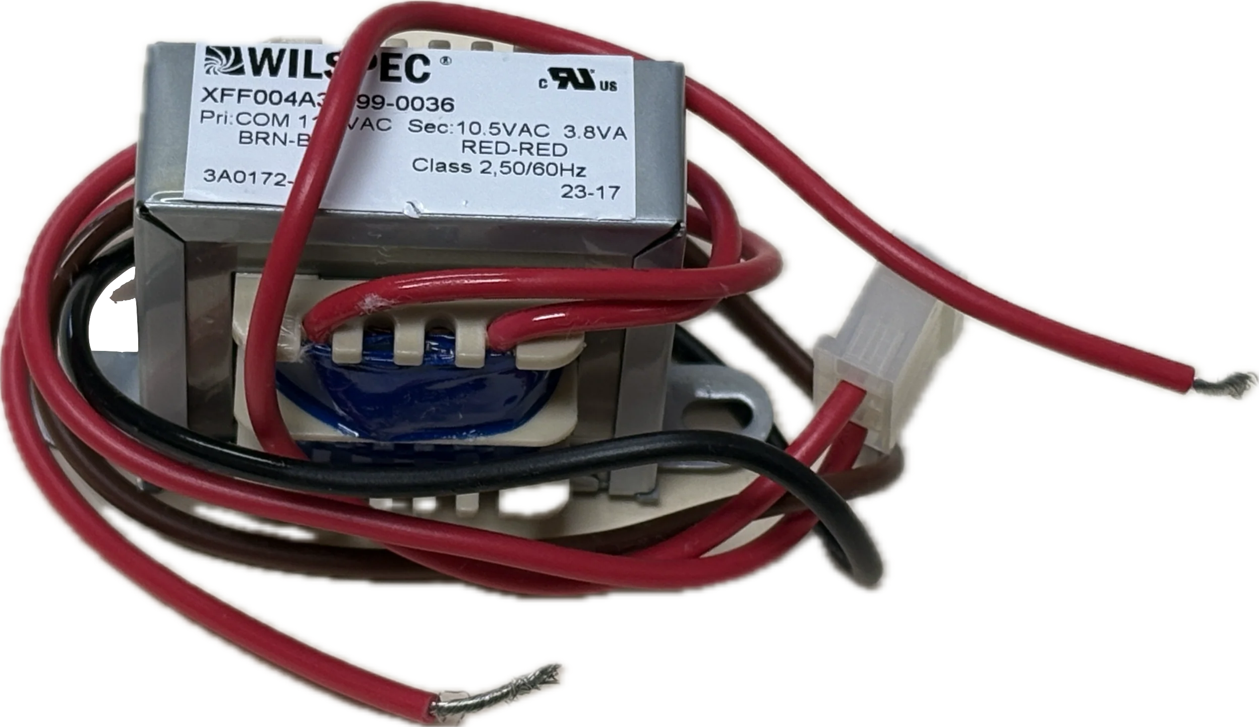 TFRMR043 Transformer, 115V Primary, 10.5V Secondary